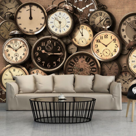 Papier Peint "Old Clocks" 245 x 350 cm (1/2)