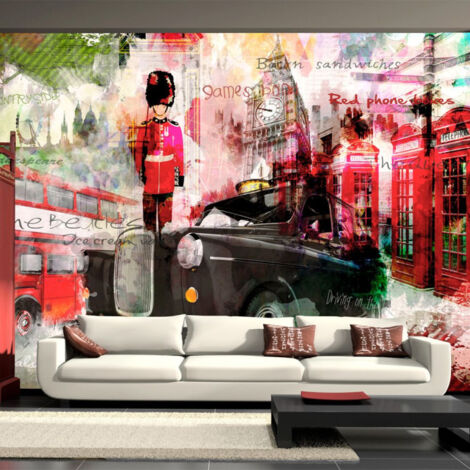 Papier Peint "Streets of London" 70 x 100 cm (1/2)