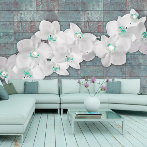 Papier Peint "Orchids with Pearls" 175 x 250 cm (1/2)