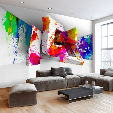Papier Peint "Three Dimensional Shapes" 105 x 150 cm (1/2)