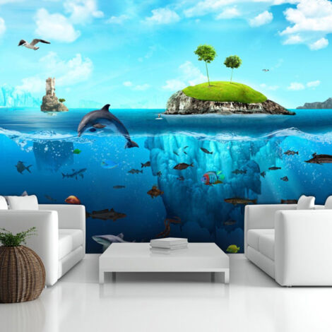 Papier Peint "Royaume Nautique" 70 x 100 cm (1/2)