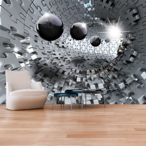 Papier Peint "Puzzle Tunnel" 70 x 100 cm (1/2)