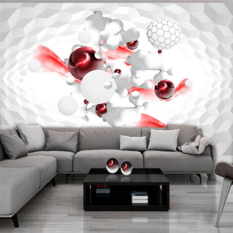 Papier Peint "Race of Colours Red" 70 x 100 cm (1/2)