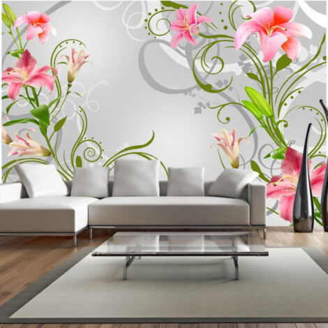 Papier Peint "Subtle Beauty of the Lilies III" 210 x 300 cm (1/2)