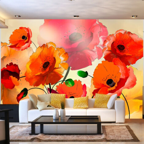 Papier Peint "Velvet Poppies" 70 x 100 cm (1/2)