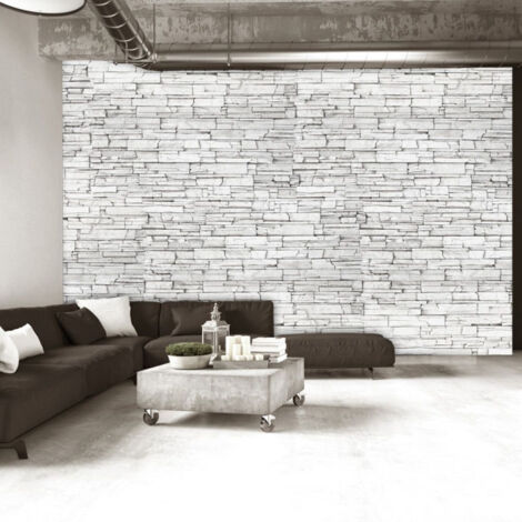 Papier Peint "White Brick III" 210 x 300 cm (1/2)