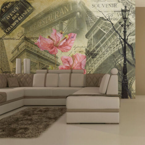 Papier Peint "Bonjour Paris" 154 x 200 cm (1/2)