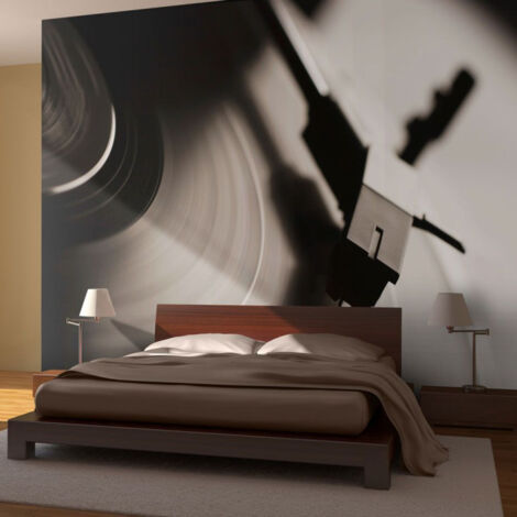 Papier Peint "Gramophone & Disque Vinyle" 309 x 400 cm (1/2)