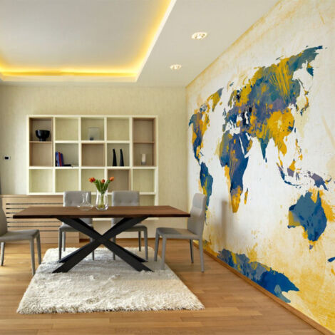 Papier Peint "Map of the World Sun & Sky" 193 x 250 cm (1/2)