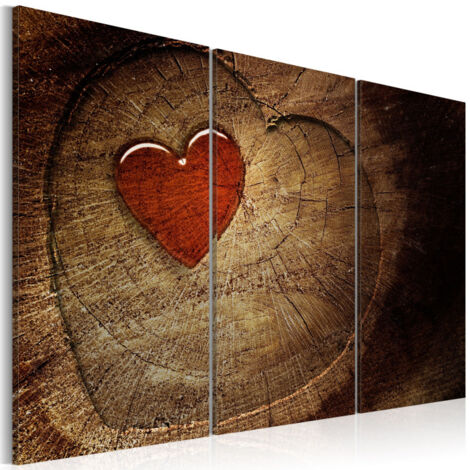 Tableau 3 Panneaux "Ancien Amour Ne Rouille Pas" 40 x 60 cm (1/2)