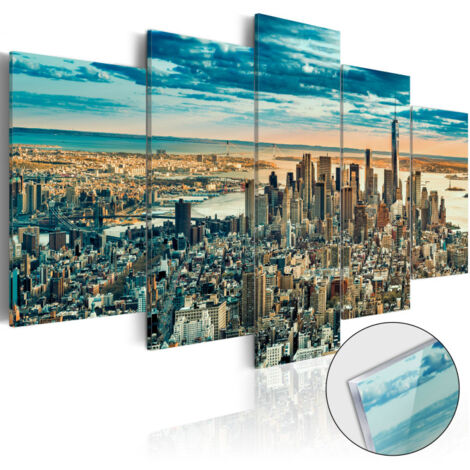 Tableau sur Verre Acrylique "NY : Dream City" 50 x 100 cm (1/2)