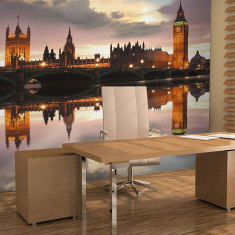 Papier Peint "Soirée à Londres, Big Ben" 154 x 200 cm (1/2)