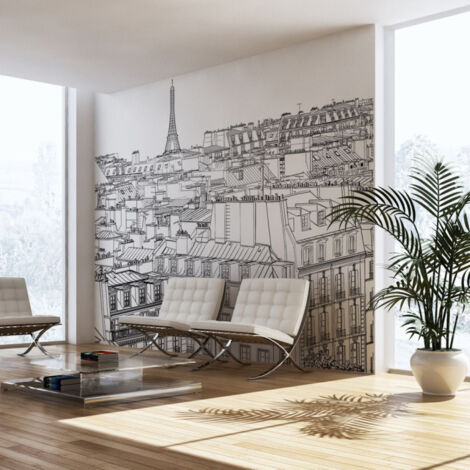 Papier Peint "Croquis Parisien II" 450x270cm (1/2)