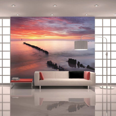 Papier Peint "Lever du Soleil sur la Mer Baltique II" 450x270cm (1/2)