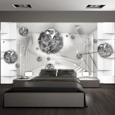 Papier Peint XXL "Diamond Chamber" 280 x 600 cm (1/4)