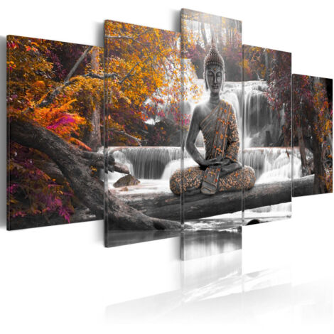 Tableau Imprimé "Autumn Buddha" 50 x 100 cm (1/2)