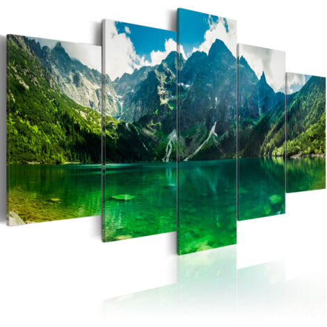 Tableau Imprimé "Calme des Montagnes" 50 x 100 cm (1/2)
