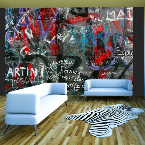 Papier Peint "Urban Graffiti" 154 x 200 cm (1/2)