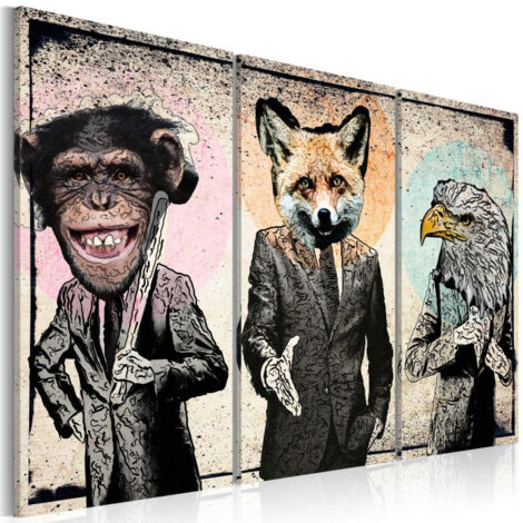 Tableau Imprimé "Affaires Simiennes" 60 x 90 cm (1/2)