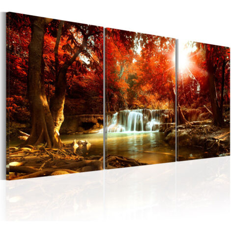 Tableau Imprimé "Autumnal Calm" 60 x 120 cm (1/2)