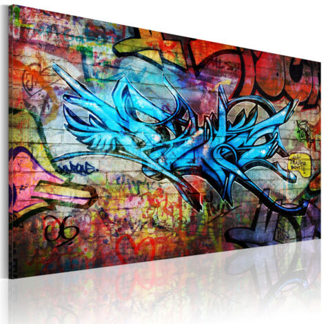 Tableau Imprimé "Anonymous Graffiti" 40 x 60 cm (1/2)