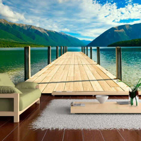 Papier Peint "Entre Lac & Montagnes II" 450x270cm (1/2)