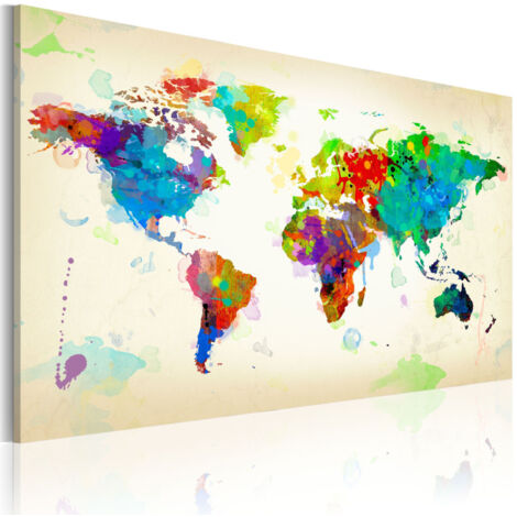 Tableau Imprimé II "All Colors of the World" 80 x 120 cm (1/2)