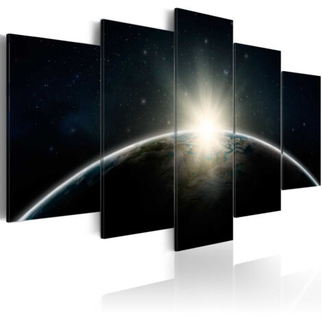 Tableau Imprimé "Blue Planet Earth" 100 x 200 cm (1/2)