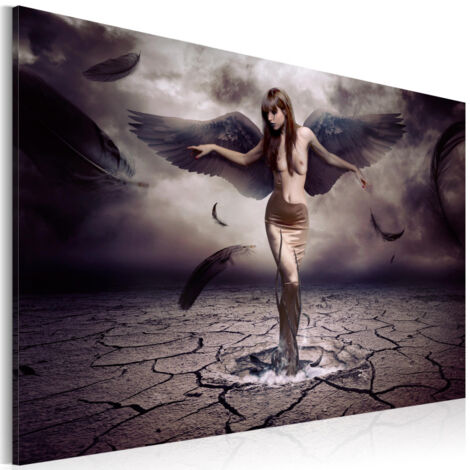 Tableau Imprimé "Ange Noir" 60 x 90 cm (1/2)