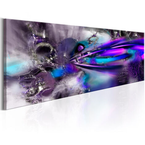 Tableau Imprimé "Comète Violette" 45 x 135 cm (1/2)