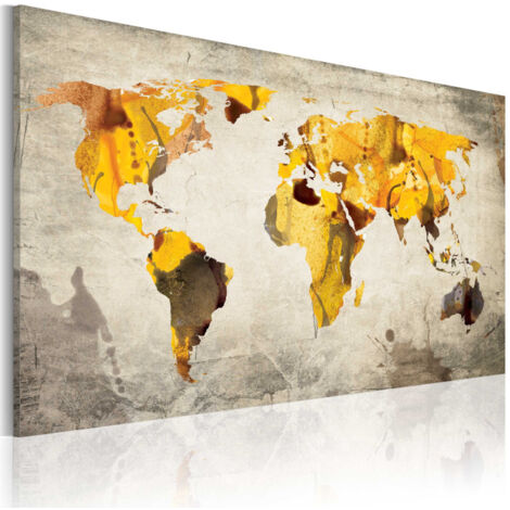 Tableau Imprimé "Continents Ensoleillées" 60 x 90 cm (1/2)