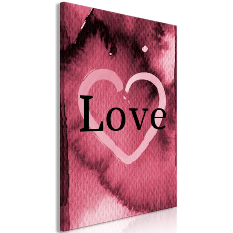 Tableau Imprimé "Burgundy Love" 60 x 90 cm (1/2)