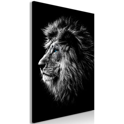 Tableau Imprimé "Blue Eyed Lion" 40 x 60 cm (1/2)