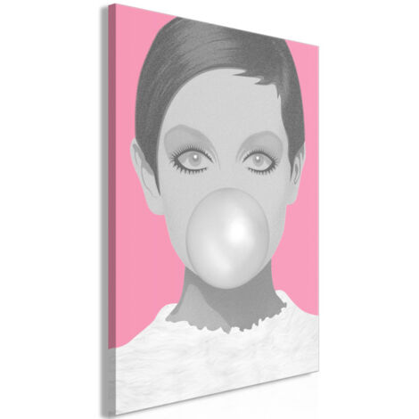 Tableau Imprimé "Bubble Gum" 60 x 90 cm (1/2)
