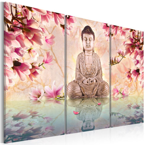 Tableau Imprimé "Bouddha Méditation" 60 x 90 cm (1/2)