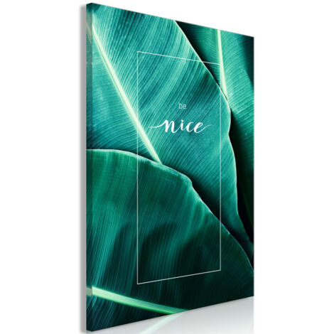 Tableau Imprimé "Be Nice" 60 x 90 cm (1/2)