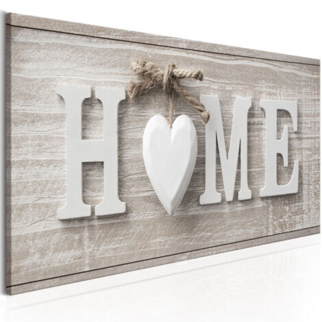 Tableau Imprimé "Beloved Home" 30 x 90 cm (1/2)