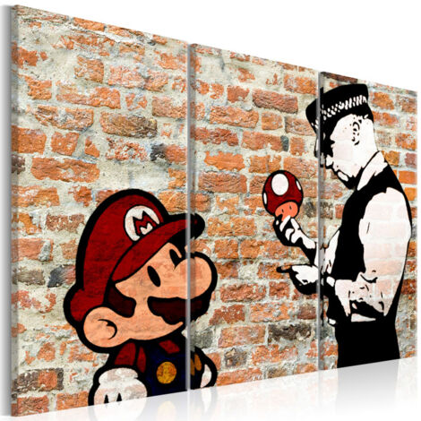 Tableau Imprimé "Caught Mario" 60 x 90 cm (1/2)