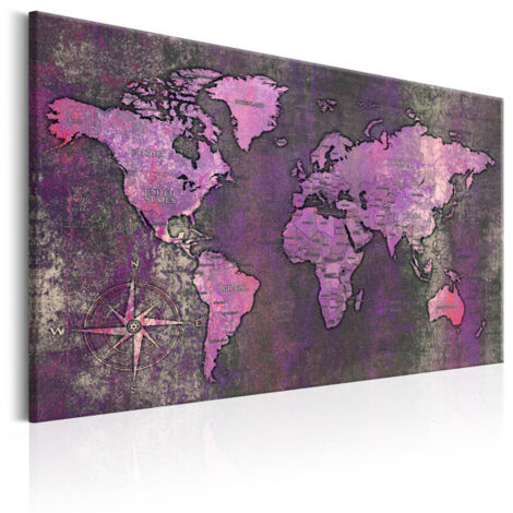 Tableau Imprimé "Amethyst Map" 60 x 90 cm (1/2)