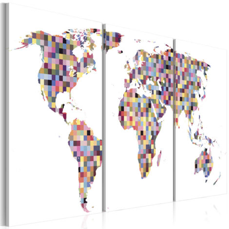 Tableau Imprimé "Digital World" 60 x 120 cm (1/2)