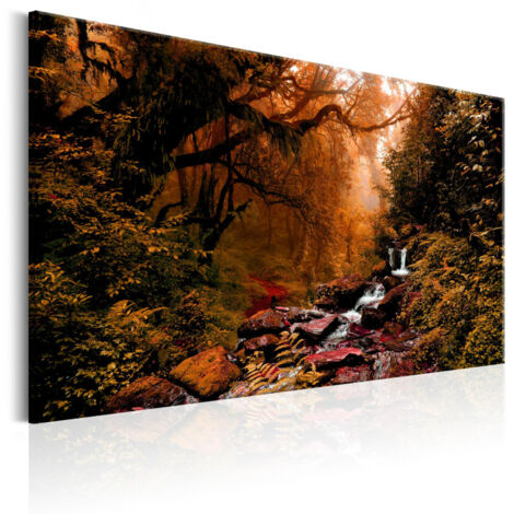 Tableau Imprimé "Autumn Waterfall" 60 x 90 cm (1/2)