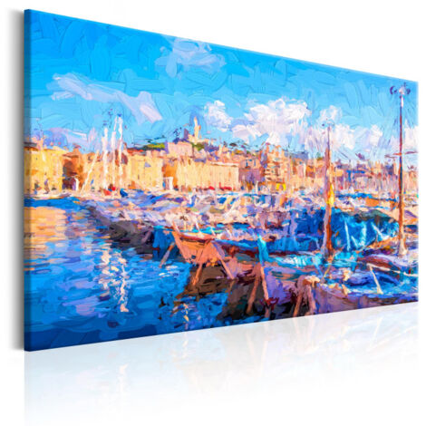 Tableau Imprimé "Blue Port" 60 x 90 cm (1/2)
