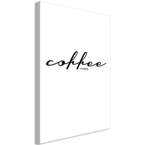 Tableau Imprimé "Coffee Times" 60 x 90 cm (1/2)