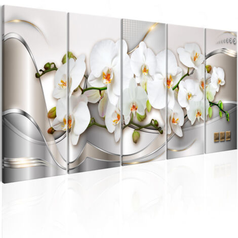 Tableau Imprimé "Blooming Orchids" 90 x 225 cm (1/2)
