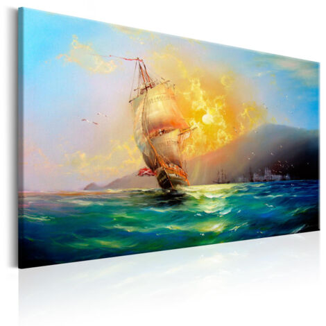 Tableau Imprimé "Burning Sky" 60 x 90 cm (1/2)