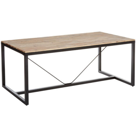 Table de Repas "Edena" 180cm Noir (1/4)