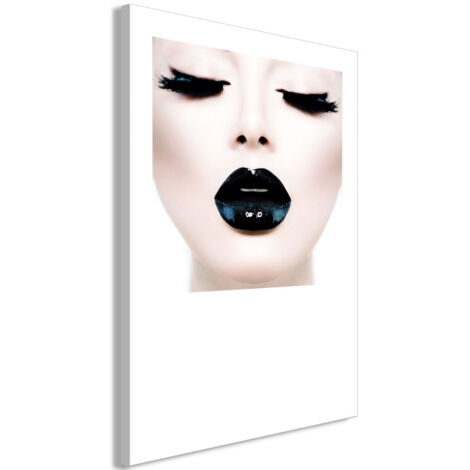 Tableau Imprimé "Black Lips" 60 x 90 cm (1/2)