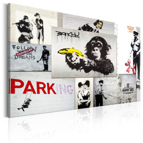 Tableau Imprimé "Banksy - Police Fantasies" 60 x 90 cm (1/2)