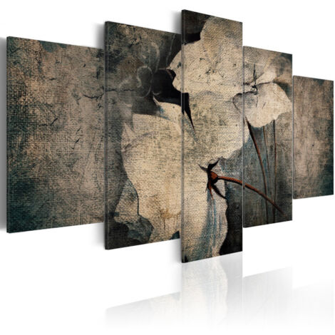 Tableau Imprimé "Flowers of Melancholy" 50 x 100 cm (1/2)