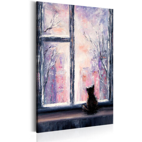 Tableau Imprimé "Cat's Stories" 60 x 90 cm (1/2)